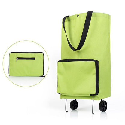 🛍️✨ Convertible shopping tote – hides wheels, holds 20kg, expands with zipper!
