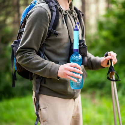 2026 Personal Straw Water Filter for Camping, Hiking, Survival, Emergency, Travel