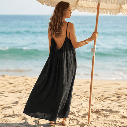 ✨ Adjustable backless strap dress – show off your charm! 💕