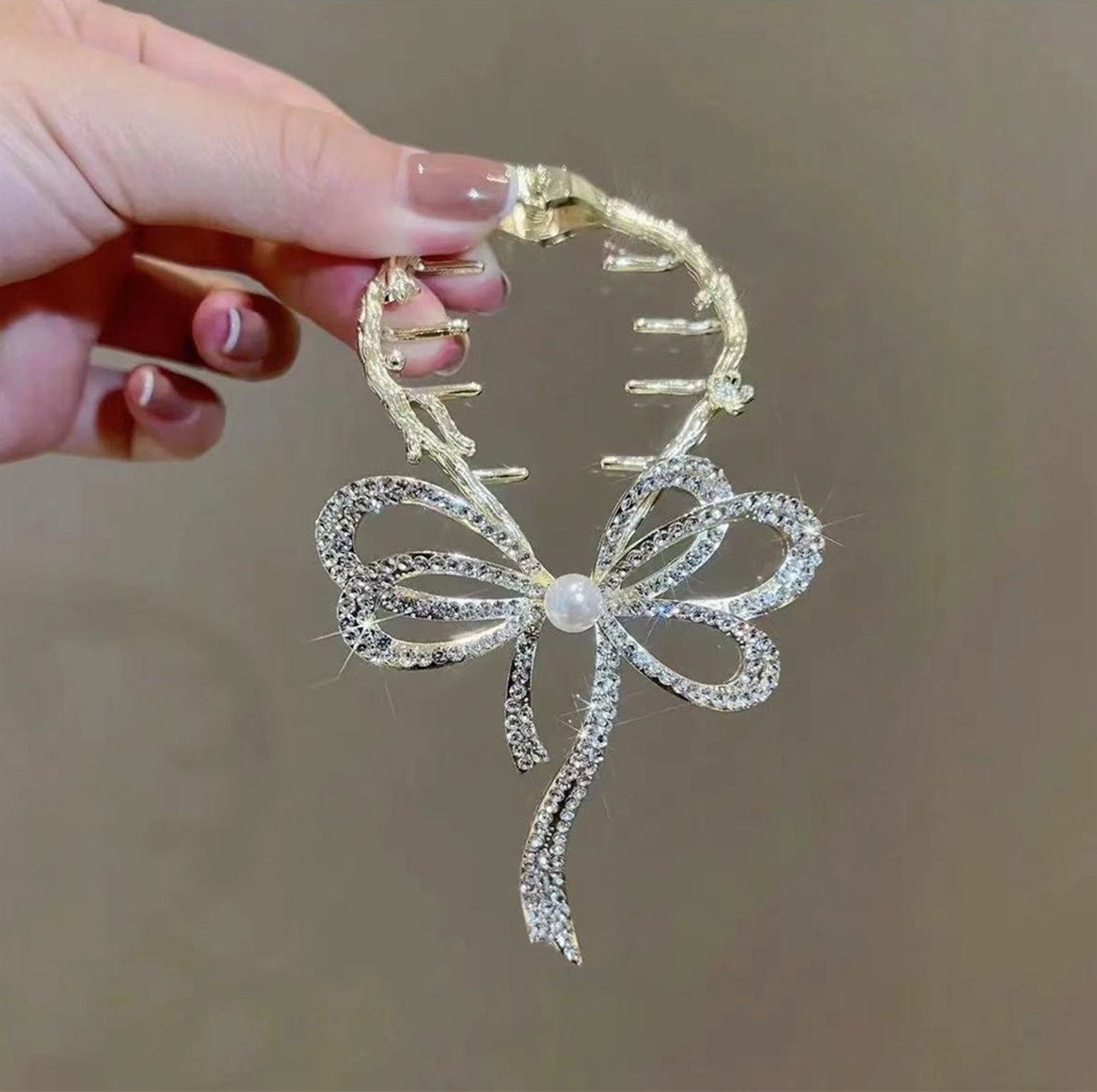 🔥Bow light luxury premium feeling hairpin🎀