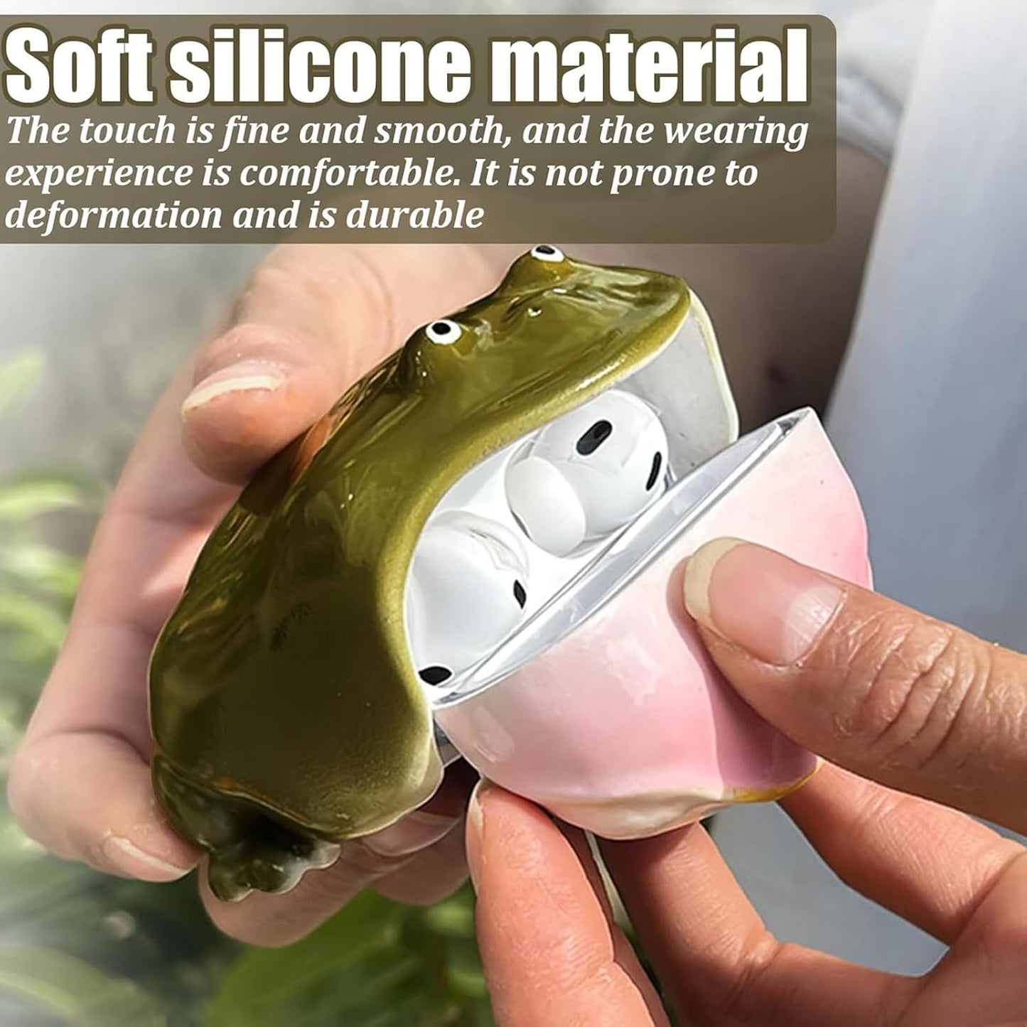 Handmade Frog AirPods Case