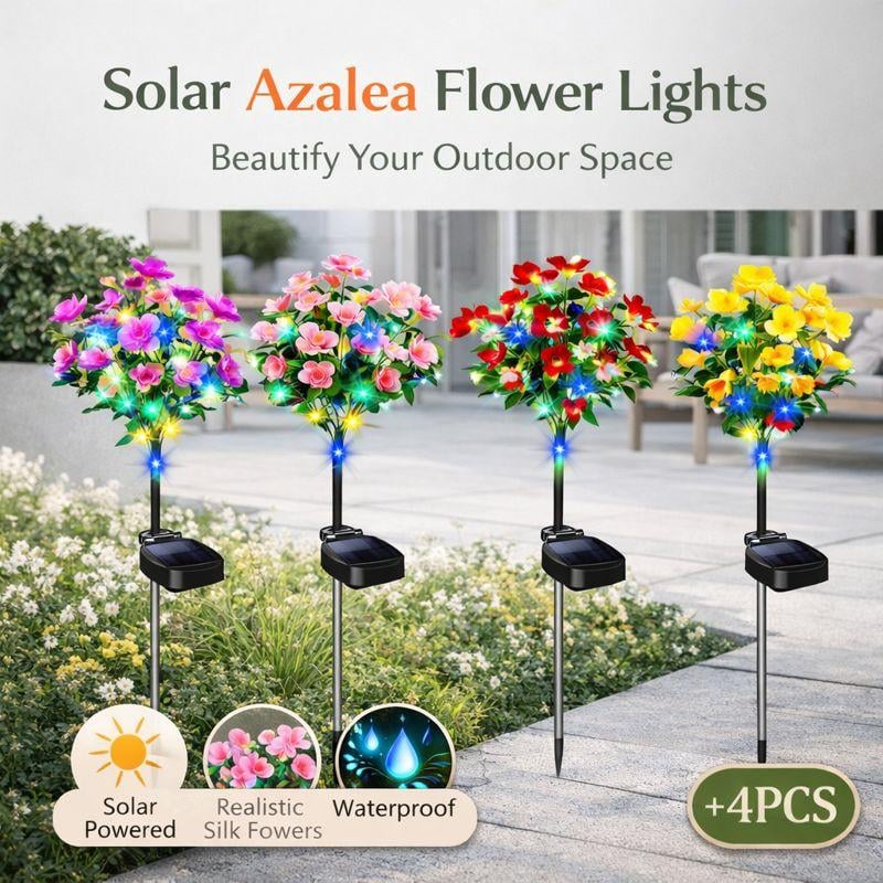 🔥LED Solar Flower Lights Rhododendron
