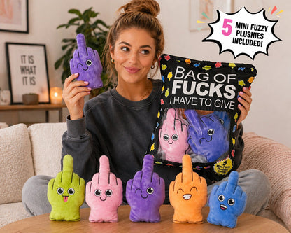 🔥Bag of Fucks I Have to Give Mini Pillow Set