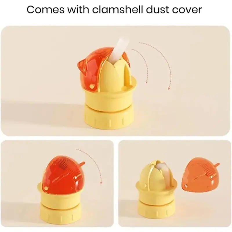 🔥Water Bottle Spout Conversion Cap with Straw | Universal Fit for Juice & Water Bottles | Spill-Proof Flip Top Cover for Toddlers & Children