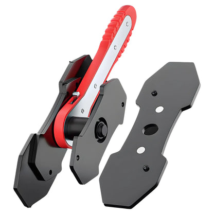 Brake Caliper Piston Press Tool – 360° Rotating Ratchet Wrench for Single, Dual & Quad Piston Disc Brakes