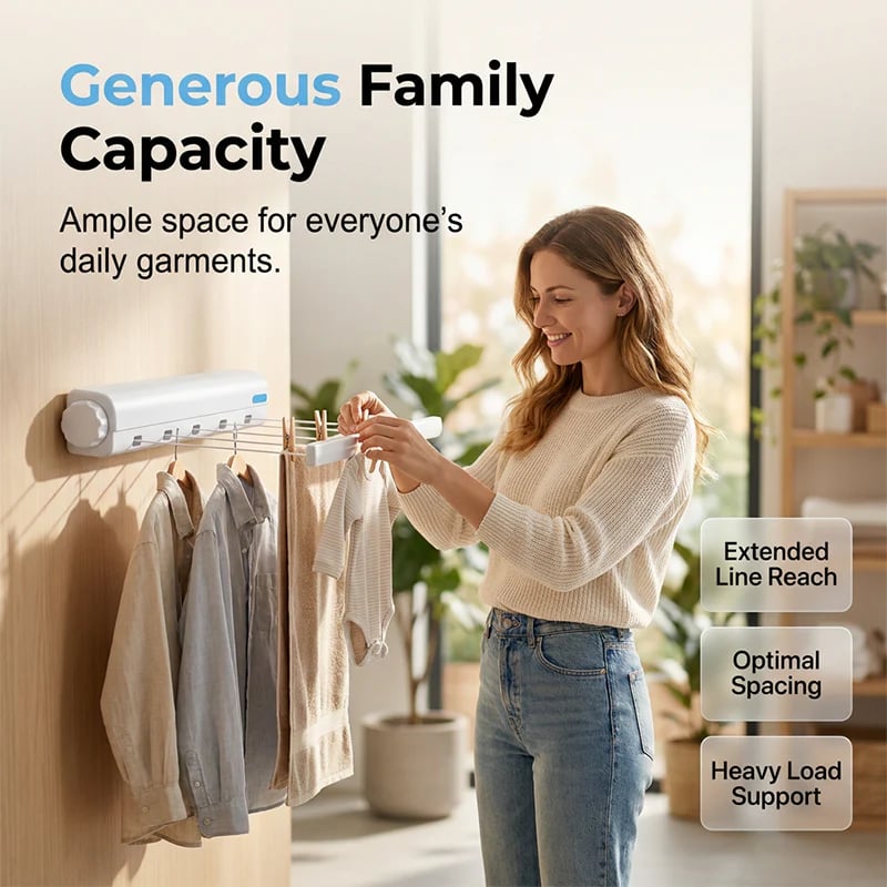 🎉Retractable Multi-Line Clothesline Dryer