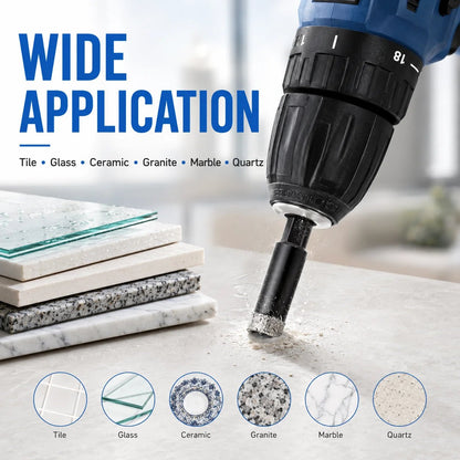 6PCS Diamond Drill Bit Set – Clean Holes In Hard Surfaces