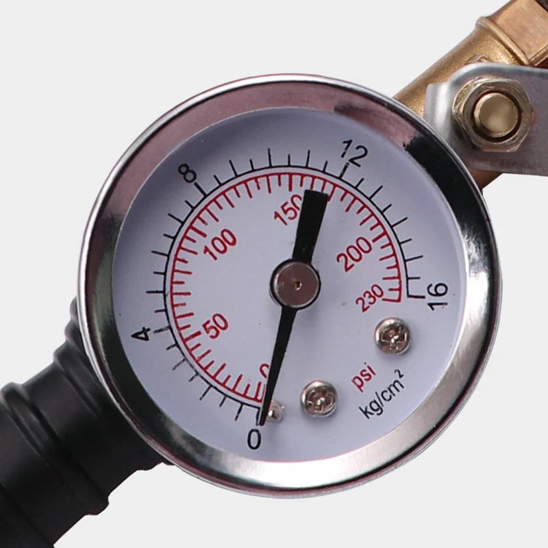 Heavy-Duty Tire Inflator with Pressure Gauge – Always the Right Pressure 🔥 Sturdy, Accurate & Reliable