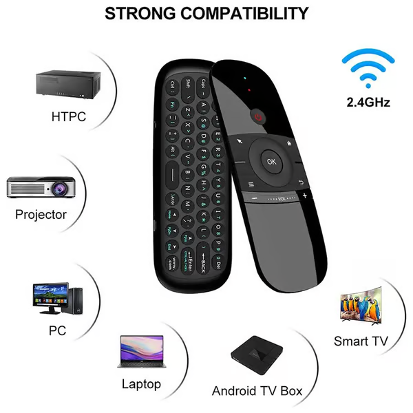 W1 Air Mouse Romote Control with Keyboard