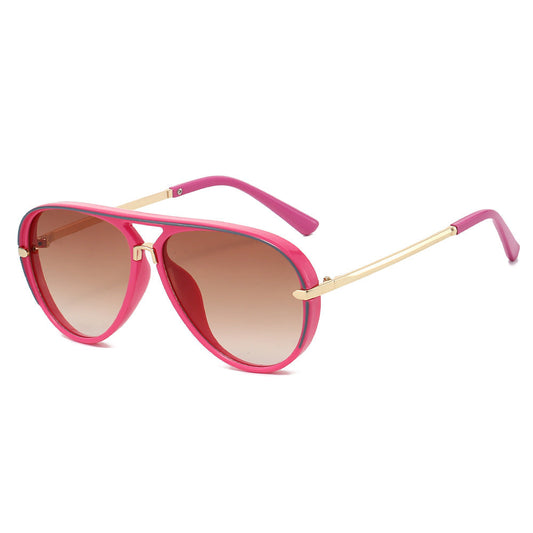 Retro Oversized Aviator Sunglasses