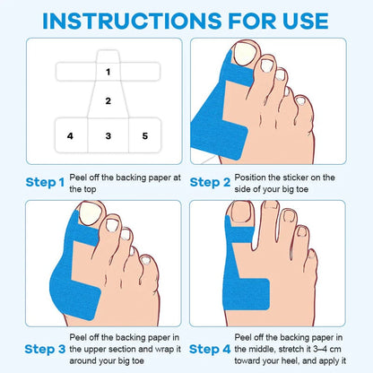 🔥Pre-Cut Kinesiology Tape for Correcting Bunions