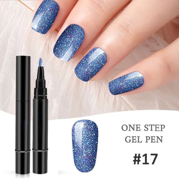 💅 Limited Time Buy 1 Get 1 Free - £9.99! ✨One Step Nail Gel Pen🎨Free handheld mini UV nail lamp💡