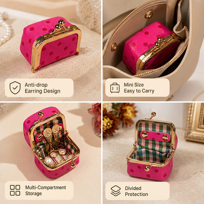 Mini Polka Dot Jewelry Box🎀