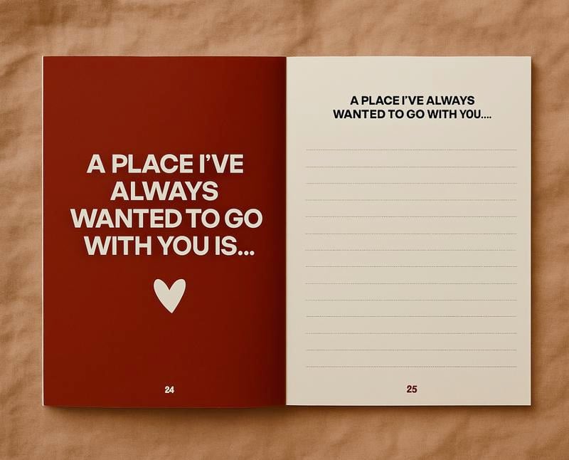 📖 Write Your Love Story Together ❤️‍🔥 The Ultimate Couples Journal – Forever Memories in Every Page! ✍️💑