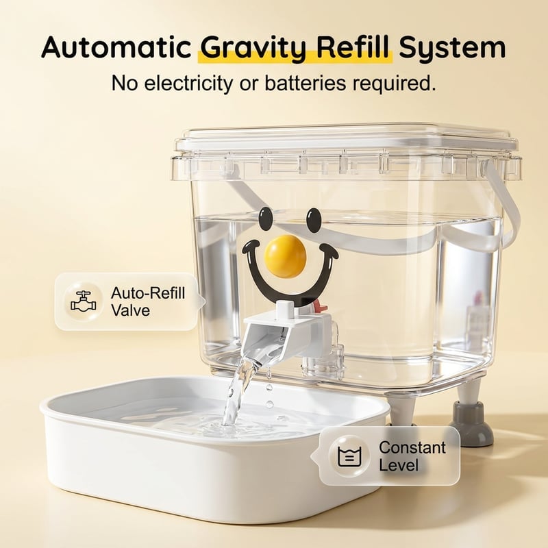 🔥Pet Water Dispenser with Large Capacity