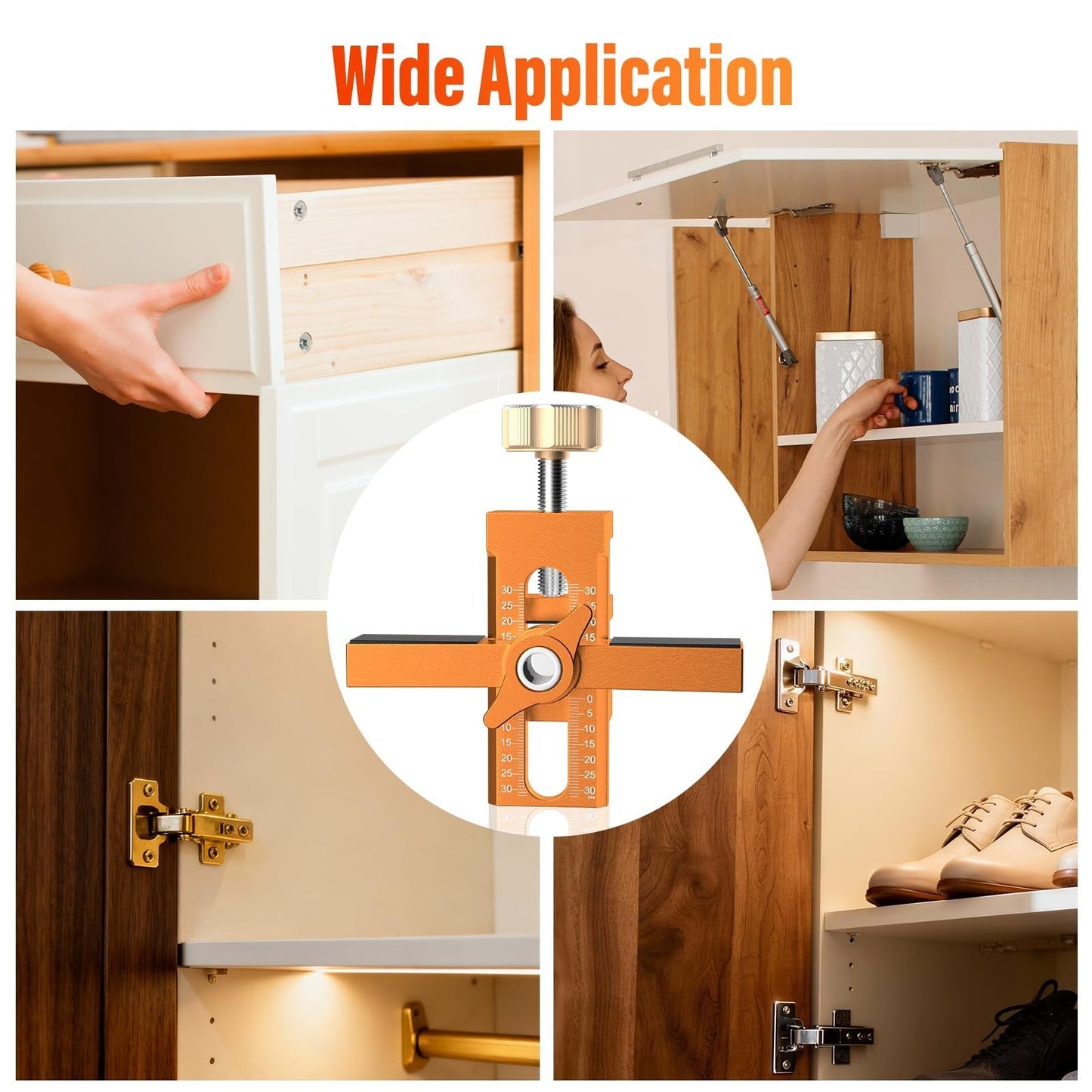 🛠️🔥2026 All-New Upgraded Model🔥Multifunctional Cabinet Door Installation Aid🛠️
