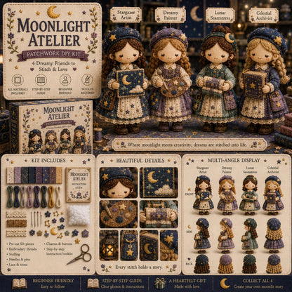 💕Hot Sale 49% OFF❤️‍🔥Tiny Worlds Collection – Patchwork DIY Kit Series