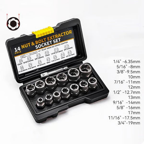 🔩Damaged Screw And Bolt Extractor Set🚗