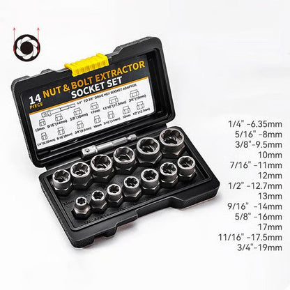 🔩Damaged Screw And Bolt Extractor Set🚗