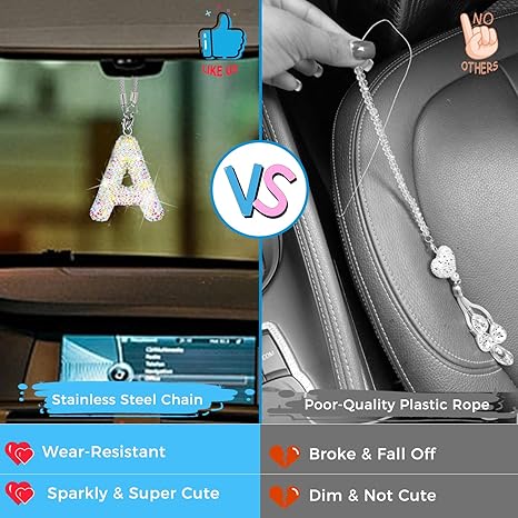 Bling Rear View Mirror Hanging Accessories