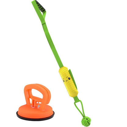 Tug of War Dog Toy with Suction Cup