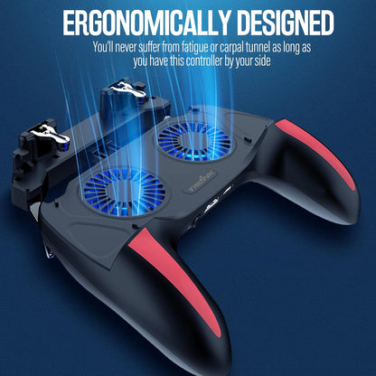 Mobile Phone Gamepad, Game Controller, Mobile Game Controller with Dual Cooling Fans, 2500mah / 5000mah Battery Optional