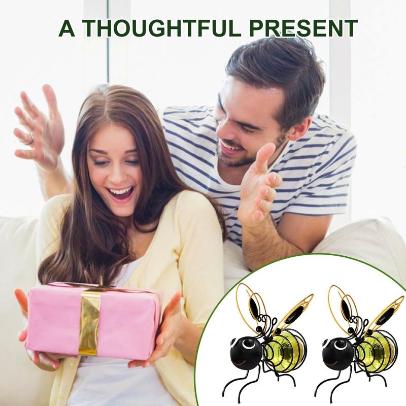 🐝Outdoor Hanging Solar Bee Light - Perfect gift for plant lovers moms or literally anyone who smiles ❤️