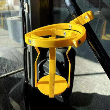Gyroscopic Anti-Spill Clamp-On Cup Holder – 360° Auto Level Shockproof Drink Mount for All Vehicles