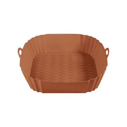 🔥 Square Silicone Reusable Cooking Basket Insert