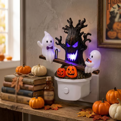 🔥Summer Sale 49% OFF🔥 - 👻 Halloween Ghost Tree LED Night Light