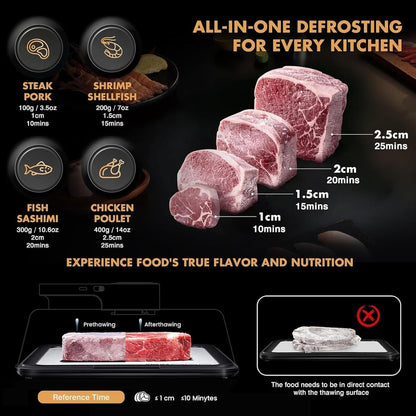 dailyard™Rechargeable Quick Defrosting Tray