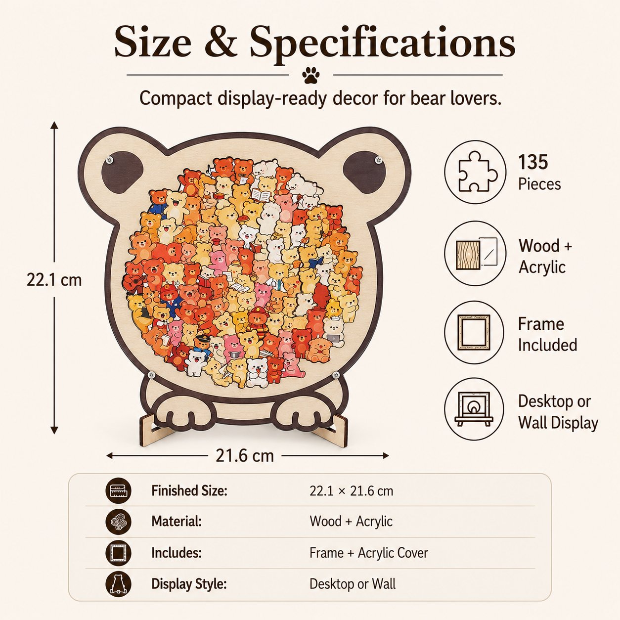 Wooden Dog Jigsaw Puzzle