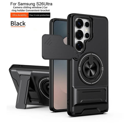 Military-Grade Rotating Ring Case for Samsung Galaxy S25/24/23/22/21 Ultra