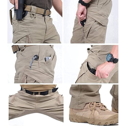 Men’s Tactical Cargo Pants – Ripstop Waterproof Multi-Pocket Combat Trousers