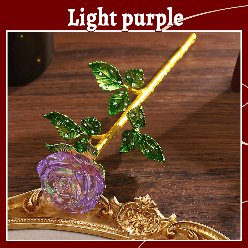 🔥Valentine‘s Hot Sale💕🌹Forever Blooming Crystal Rose