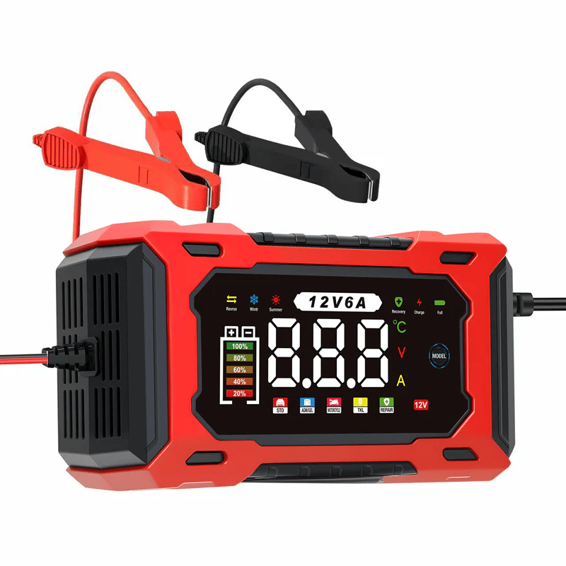⚡ Dailyardpromax® 12V 6A Smart Car Battery Charger with Pulse Repair – Fast, Safe & Extend Battery Life 🚗🔋✨
