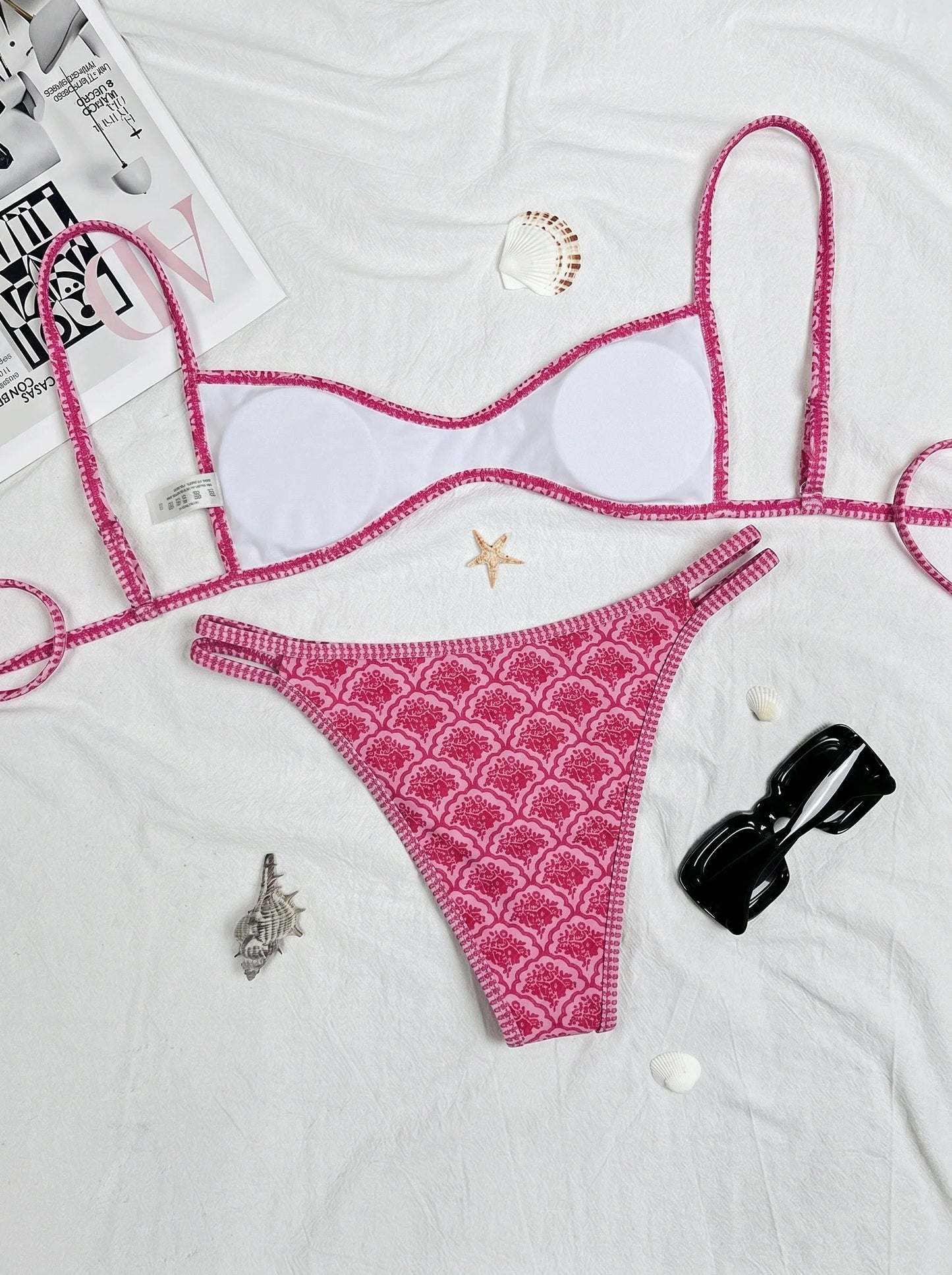 🌊Backless Tie-Up Sexy Two-Piece Bikini Swimsuit