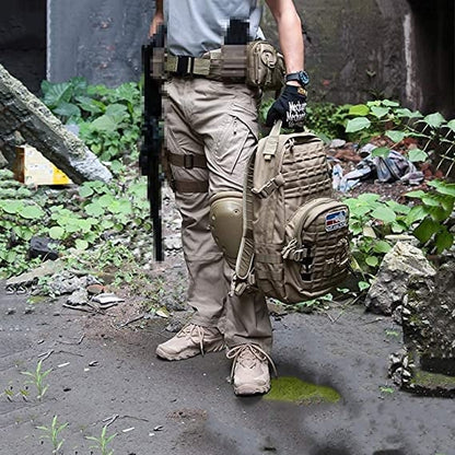 Men’s Tactical Cargo Pants – Ripstop Waterproof Multi-Pocket Combat Trousers