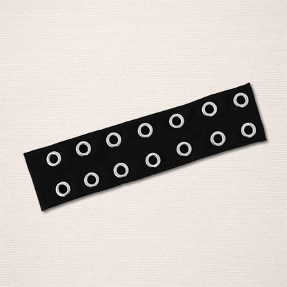 🖤 Punk Rivet Fashion Headband ⚡