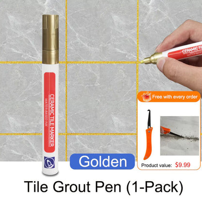 🔥Anti-mould and waterproof joint pen for ceramic tiles