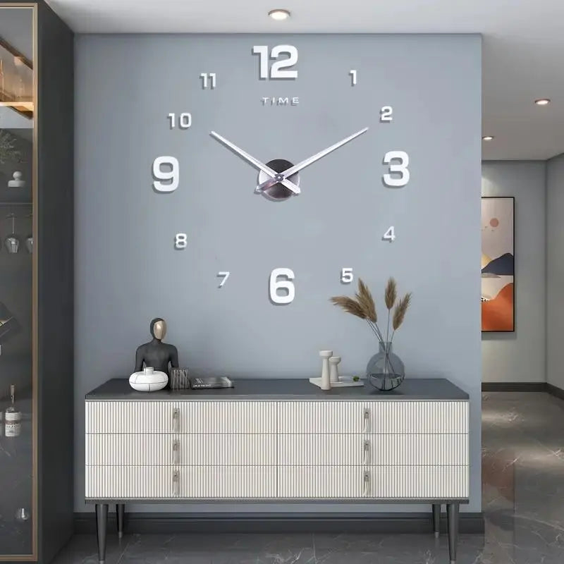 Creative DIY 3D Acrylic Digital Wall Clock