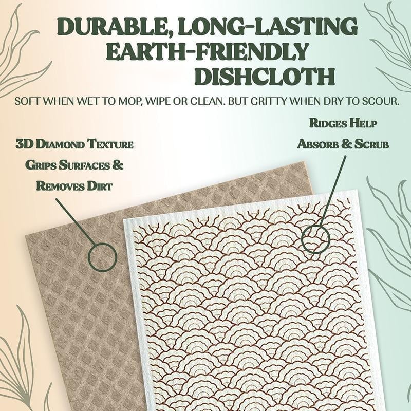Swedish kitchen cleaning dishcloth | 5 Pack