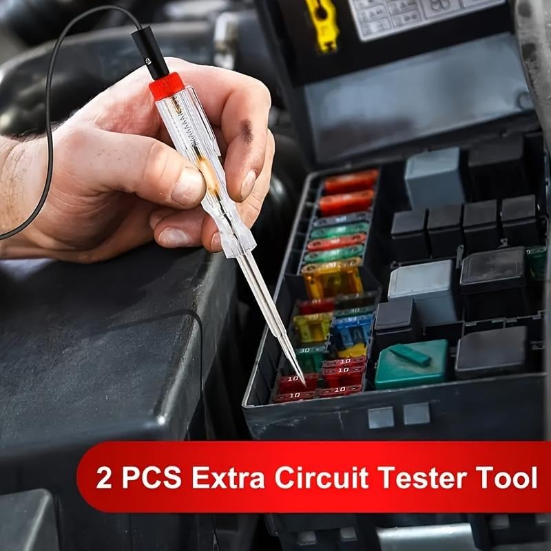 306PCS Car Blade Fuse Kit – Complete Auto Fuse Assortment with Tester & Puller