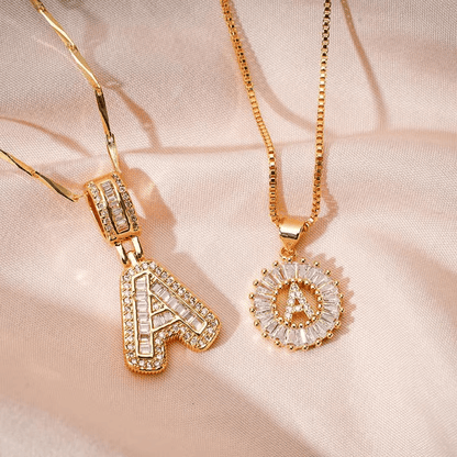 🔥Initial Letter Pendant Necklaces - 2 Pack