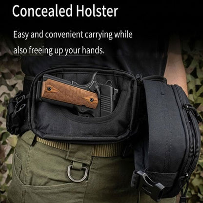 🔥LAST DAY 49% OFF - Multifunctional Concealed Carry Hip Bag with Rapid-Access Holster