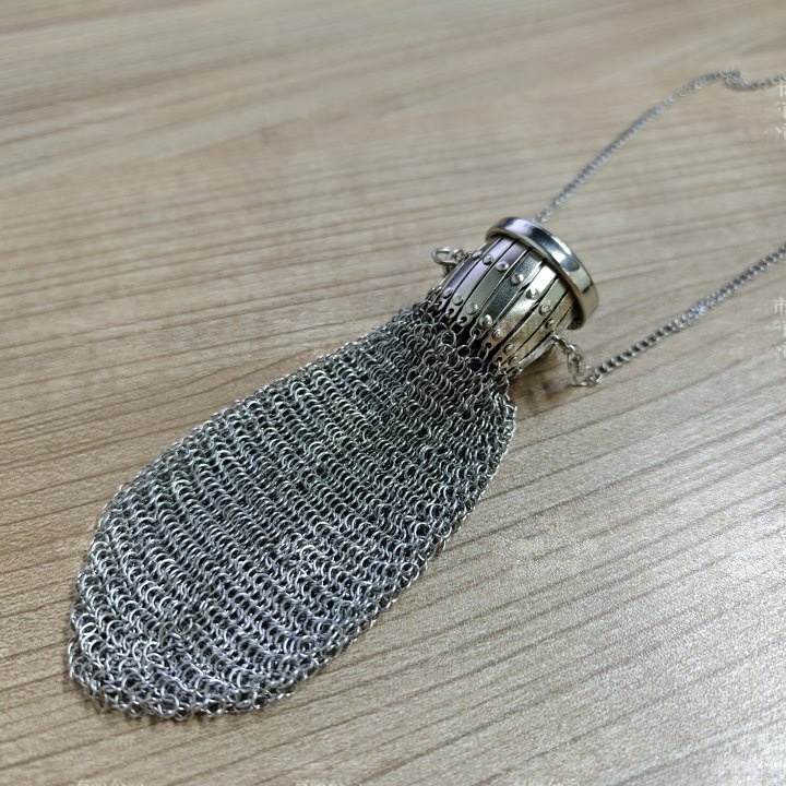 Vintage Handmade Stainless Steel Coin Purse