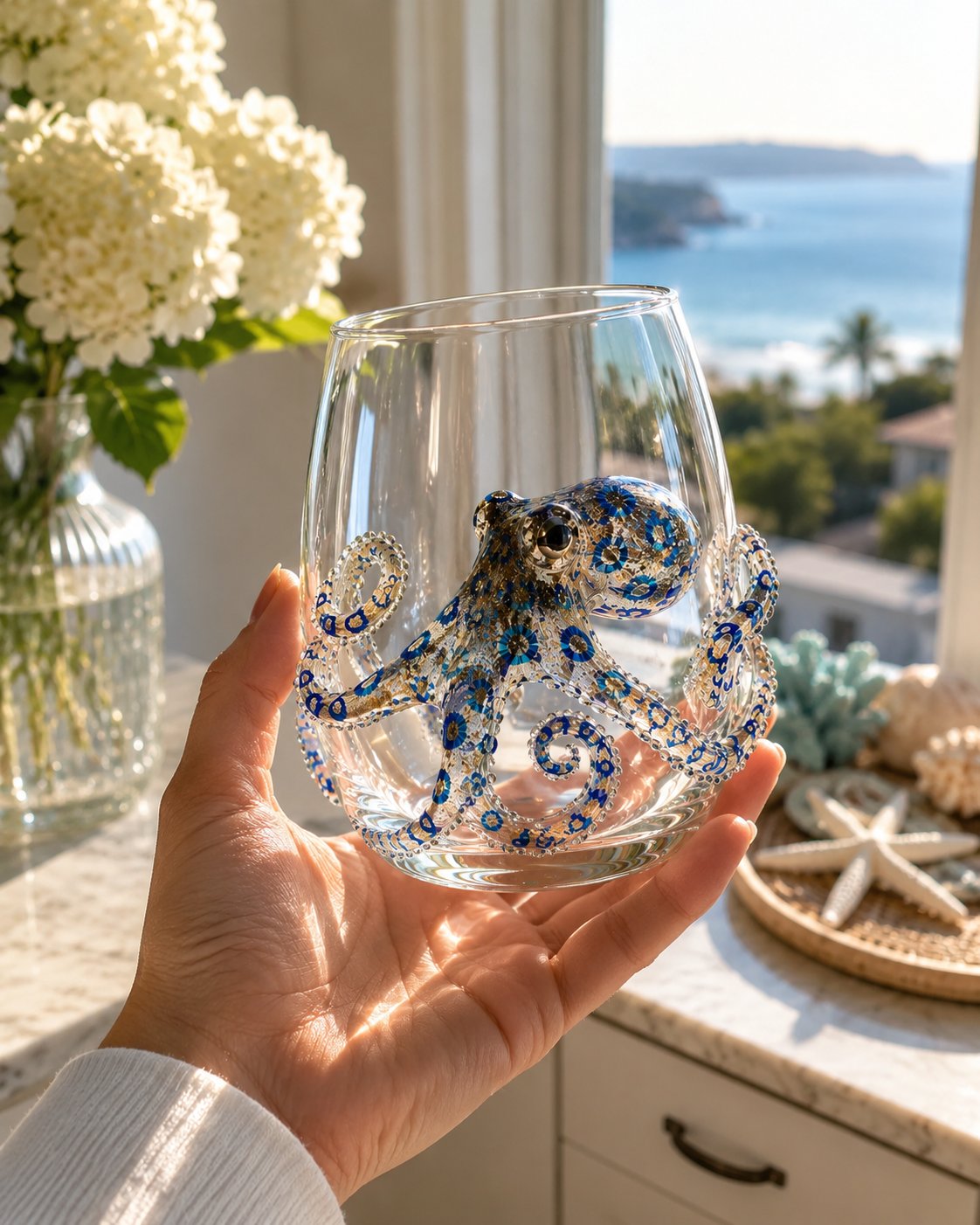🌊 3D Ocean Animal Artisan Glassware Collection