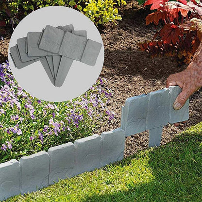 Faux Stone Garden Edging Border – Natural Rock Look Landscape Edge