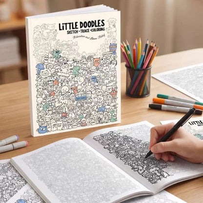 ⏰Creative Doodle Art Coloring Book