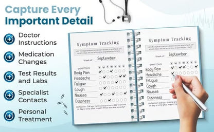 🔥🩺❤️Doctor-Approved Medical Visit Logbook: Your Essential Medical Planner